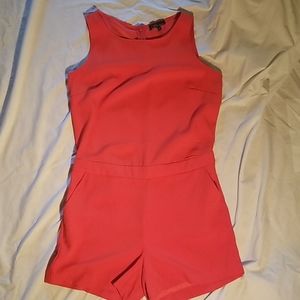 Cute Back Zip Summer Shorts Romper 4